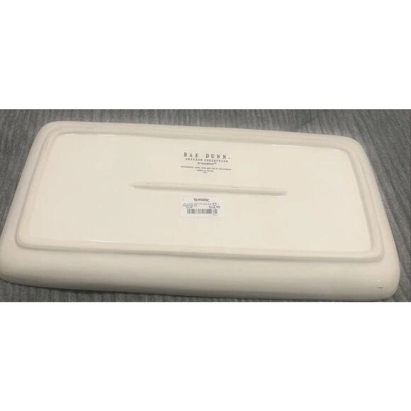 Rae Dunn Fourth Of July Platter Rectangle 4th Red White Blue Independance‎ - Picture 3 of 4